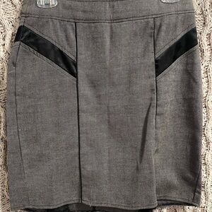 Mandee Charcoal and Ebony Mini Skirt